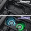 CIC1 For Opel Vauxhall OPC Line Logo Antara Astra Corsa Meriva GSI Emblem Led Car Water Cup Mat Drink Holder Auto Interior Decorative