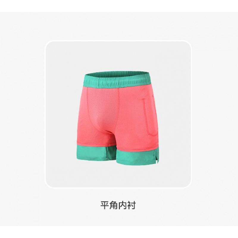 Mens Quick-Dry Board Shorts With Double-Layer Lining Surfing Swimming Beach Activities