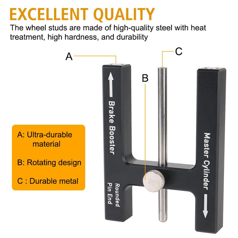 Rod Adjustment Tool for Adjustable Braking Distance of Brake Pedal Brake Booster Push Master Cylinder Push Rod Length Gauge