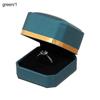 Bracelet Jewelry Packaging Party Gifts Plastic Display Box Double Open Ring Box Jewelry Display  Case Storage Boxes