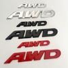 3D Металлическая эмблема AWD, хромированная наклейка на заднюю часть автомобиля, эмблема на хвост, значок, наклейка