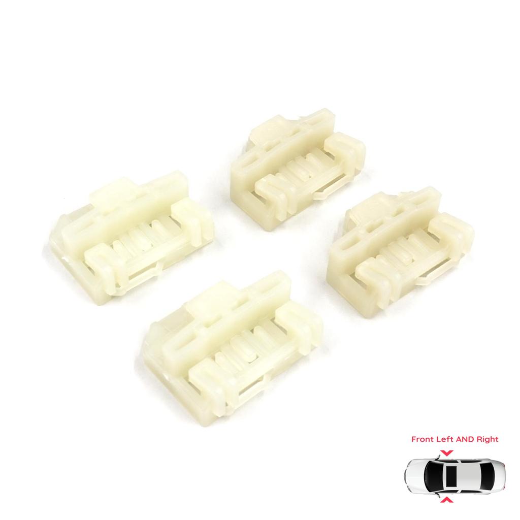 V1EWR46+V1EWR47 Window Regulator Guide Clips Front for Pontiac Grand Am Sunfire Oldsmobile Alero Cutlass Chevrolet Cavalier Malibu