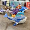 1 Набор DIY Модель для ручной сборки Игрушка 3D Животное Пазл Нарвал Образовательные Пазлы Морское Животное Бумага Монтессори Игрушки
