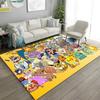 Японское Аниме Покемон Пикачу Ковер, Ковер для Дома Гостиная Спальня Диван Придверный Коврик Кухонный Декор, Нескользящий Коврик для Пола