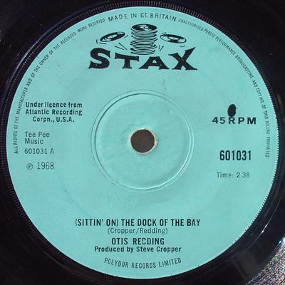 7-дюймовая пластинка OTIS REDDING - (сижу на) The Dock Of The Bay 601031 Stax 1968 UK Соул/Фанк Б/У