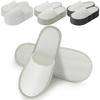 Sophproton 36 Pairs Disposable Available In a Variety of Colors for Commercial and Home Use Slippers, (White, Beige, Gray), Non-Slip,