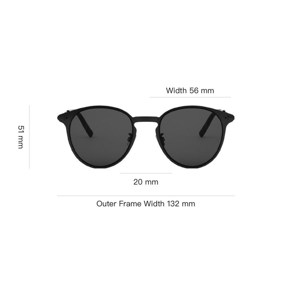Dior Original Design Round Sunglasses Men sunglasses Black DM40144U-H4A0