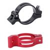 Red Black Bicycle Front Derailleur Clamp Aluminum Alloy Adapter New Braze-on Convertor