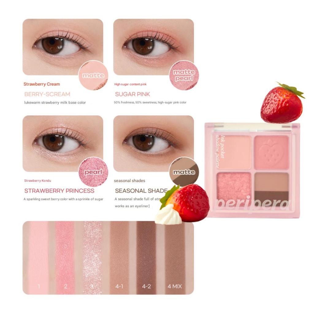 CLUB CLIO PERIPERA Ink Pocket Shadow Palette (7 Options)