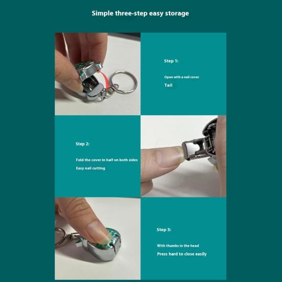 Portable Owl Keychain Nail Clipper with Nail File 2-in-1 Manicure Tool for Outdoor Adventures Stainless Steel Mini Clippers Unique Gifts for Travelers