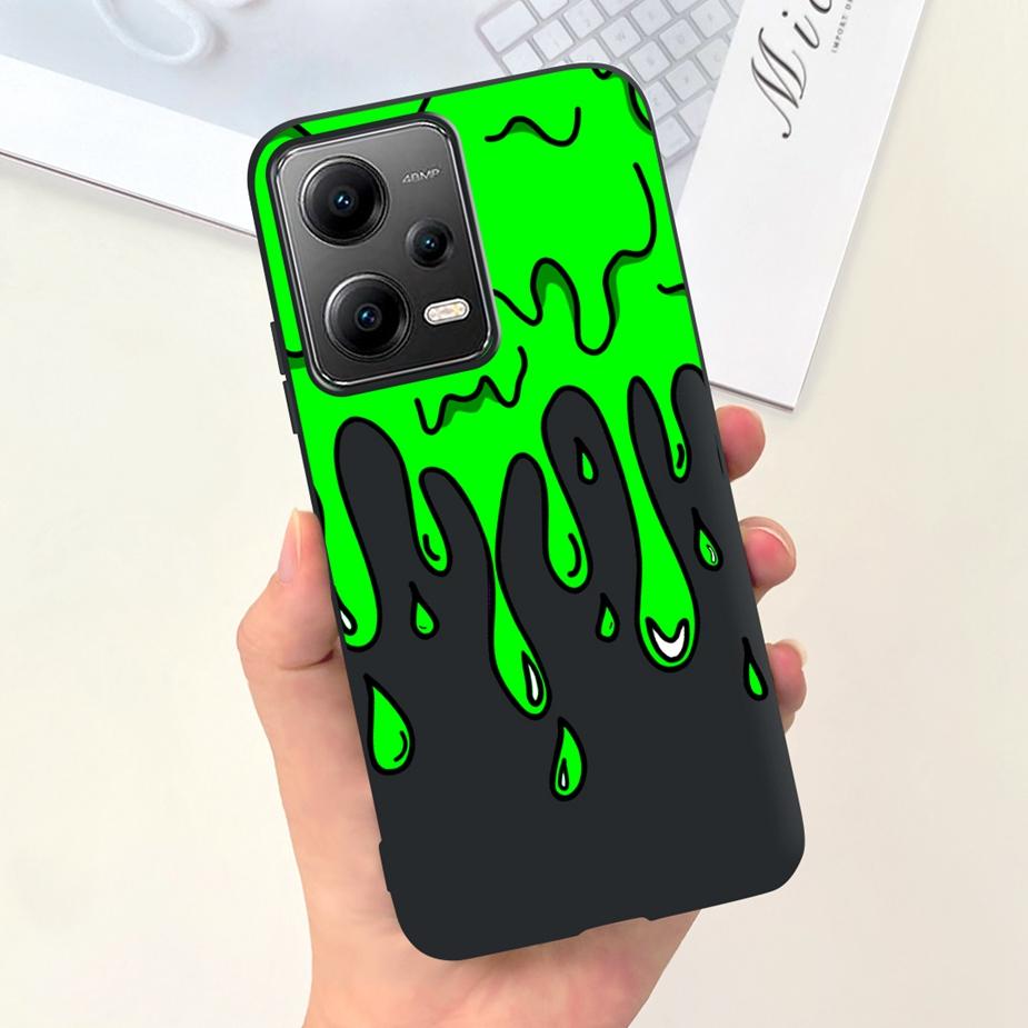 Чехол для Xiaomi Poco X5 Pro Милый Модный Мультяшный Чехол Мягкий Силиконовый Чехол для Телефона Для Xiaomi Poco X5 PocoX5 Pro 5G Задняя Крышка Сумки
