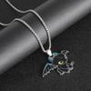 Мультфильм Черно-Белый Дракон Ожерелье Хип-Хоп Стиль Пара Прекрасное Ожерелье Модные Ювелирные Аксессуары