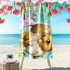 Eevee Print Beach Towel, Large Soft Quick Dry Towel for Beach Camping Swimming