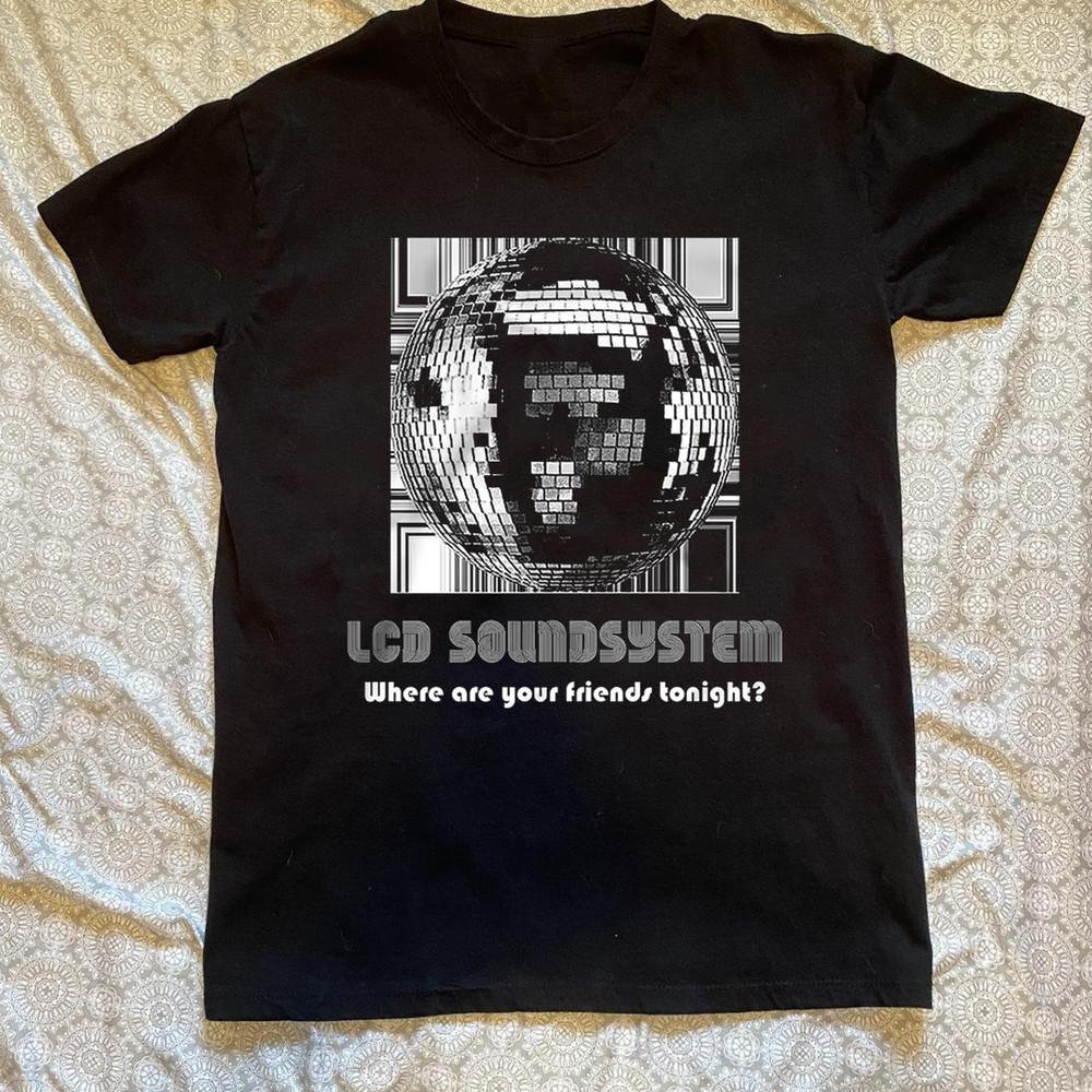 LCD Soundsystem Disco ball 'All My Friends' Black All Size T-Shirt AR769 Unisex T-Shirt