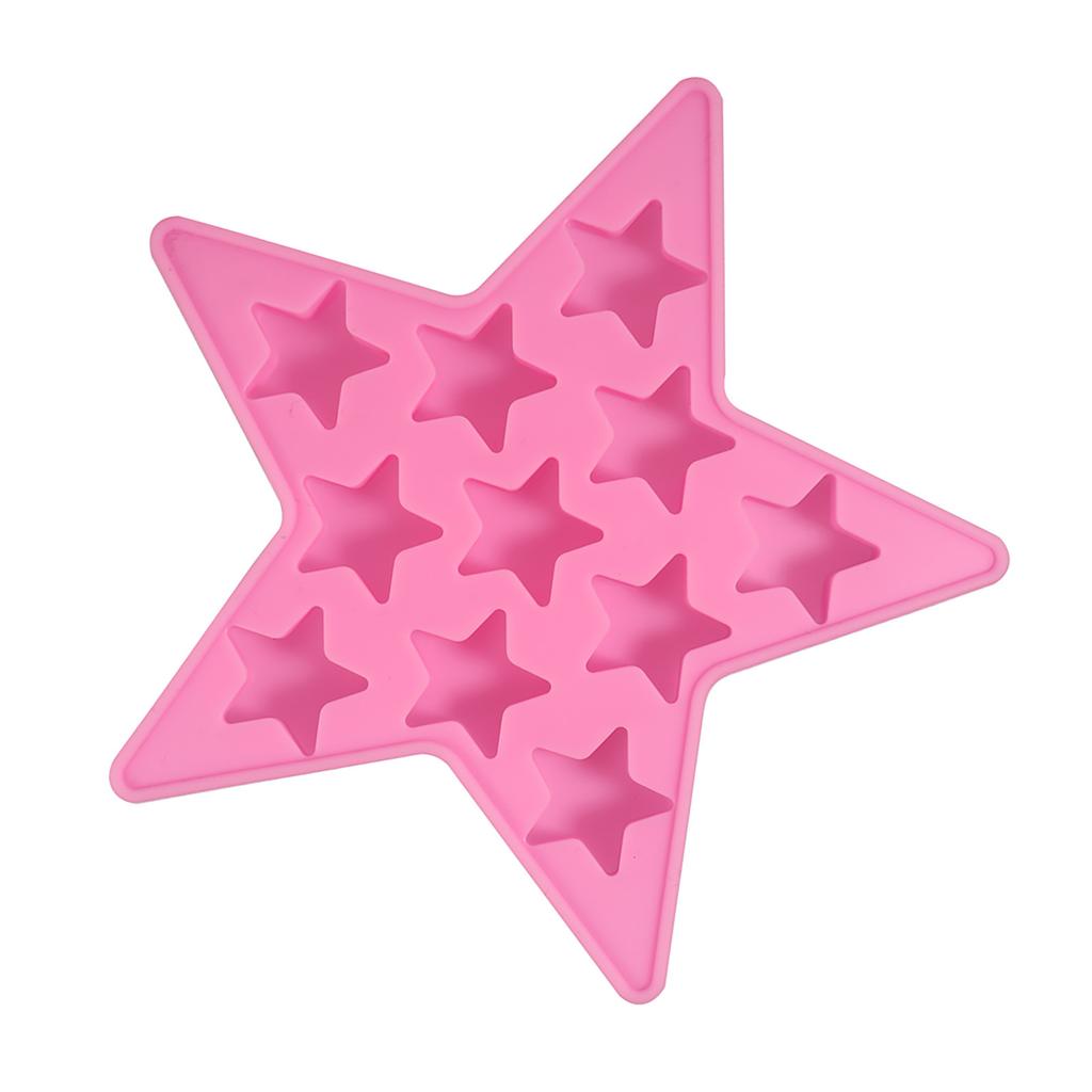 1x Форма для льда в виде пятиконечной звезды, крутая силиконовая, для заморозки, инструменты для клуба, бара, вечеринки
