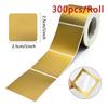 300pcs/Roll Self-adhesive Scratch Labels Stickers 2.5cm DIY Scratch Stickers  Party Supplies