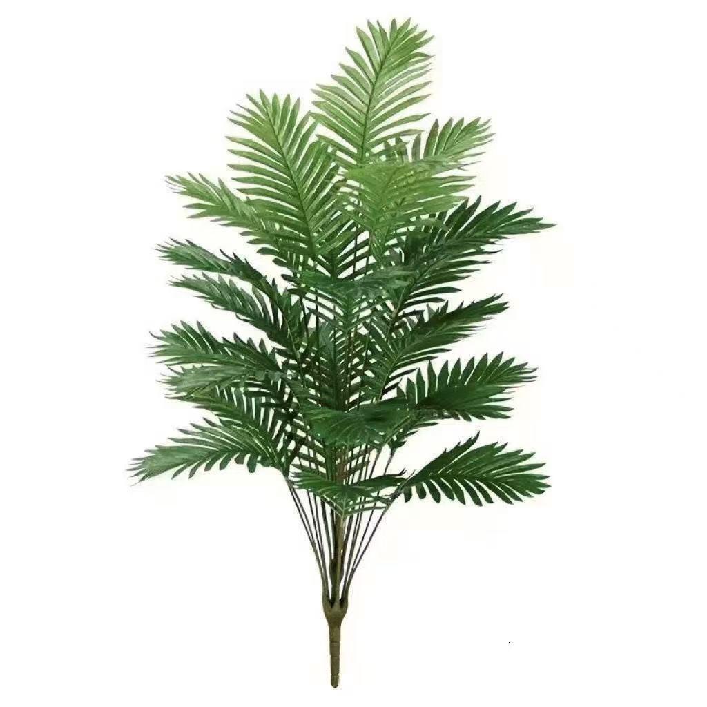 Artificial Areca Palm Tree with Iron Leaves for Indoor Decoration - Potted Green Plant for Living Room or Garden Bonsai