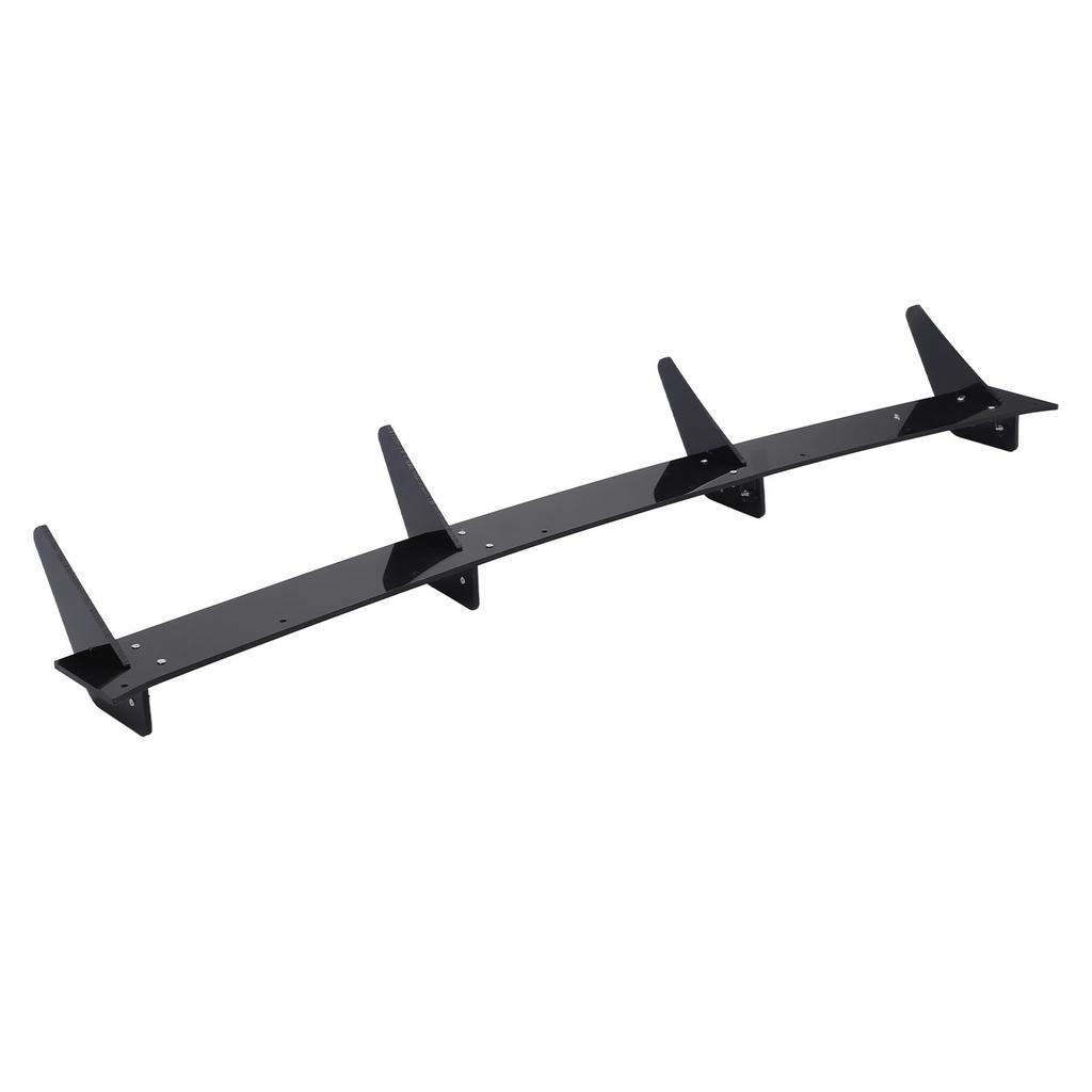 3 Pcs Rear Bumper Lip Diffuser Glossy Black Lower Splitter Spoiler Body Kits Replacement for SEAT