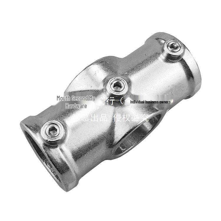 20/25/32mm Steel Pipe Connector: Galvanized 6-Point Round Elbow Joint Fastener