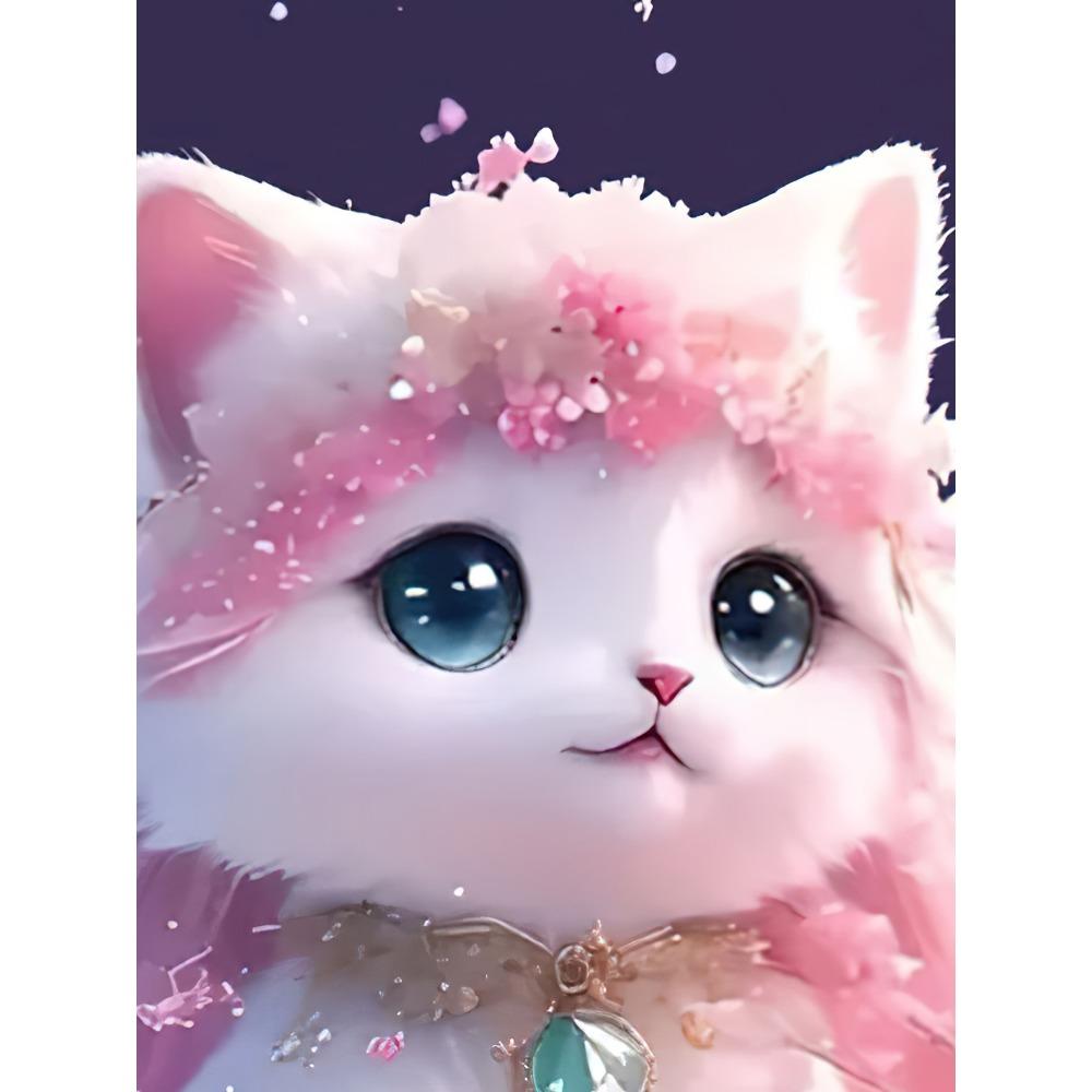 Толстовка с длинными рукавами и ярким графическим принтом в виде мультяшного кота — мягкая, модная, повседневная, для девочек — идеально подходит для осени и зимы, для повседневной носки на открытом воздухе, идеи подарков