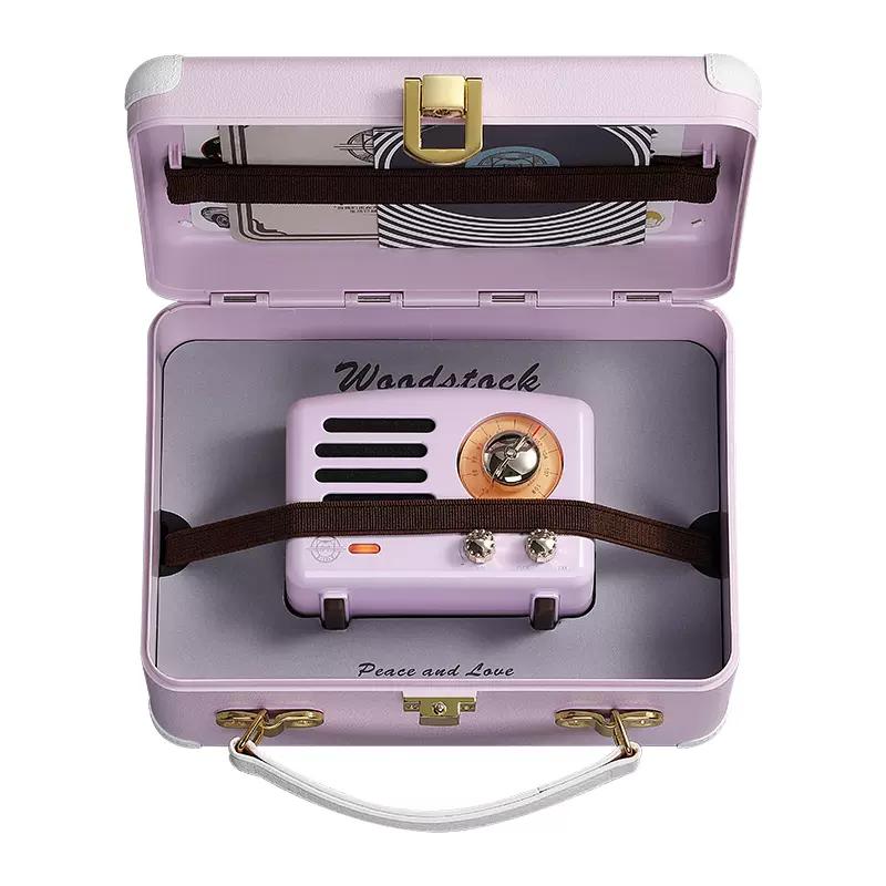 Портативный беспроводной Bluetooth-динамик, FM-радио, классический ретро-стиль, подарок на день рождения