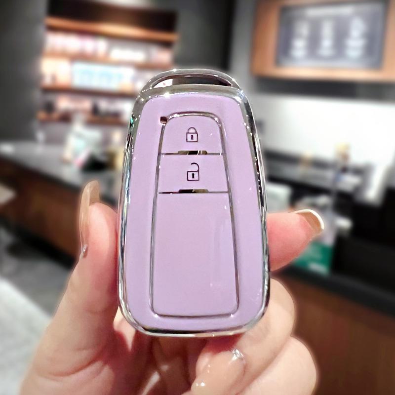 Чехол для автомобильного ключа Toyota для Camry, Corolla, Dragon, Hanlanda, Wildlander, Rongfang. Защитный чехол с пряжкой.