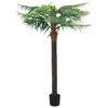 VidaXL Artificial Phoenix Palm Tree with Pot 215 Cm Green