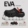 Super Soft EVA Thick Soled Perforated Shoes for Men To Wear In Summer, Anti Slip and Odor Proof, Couple Height Increasing Sandals