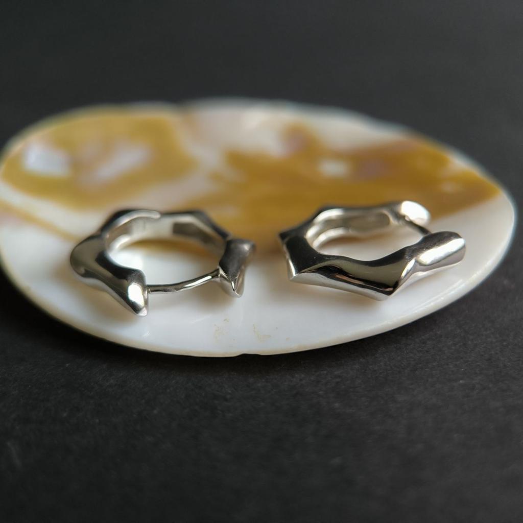 Серебряные серьги без камней (2191834)