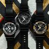 Casio Мужские часы G-SHOCK из смолы, водонепроницаемые 200 м, аналоговые, ударопрочные, кварцевые, GAW-100B-1A