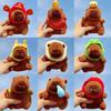 Capybara Plush Toy Keychain – Cute Stuffed Animal Backpack Clip