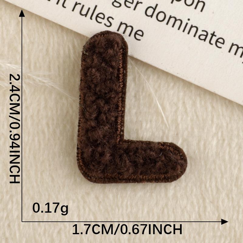 Вышитая нашивка этикетка полотенце вышитая нашивка оригинальная 26 букв одежда аксессуары DIY ручная работа аксессуары вышитая наклейка на ткань