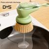 Large Soap Dispensing Dish Brush Ergonomic Handle Soap Dispensing Dish Scrubbing Tool Kitchen Cleaning Tool
