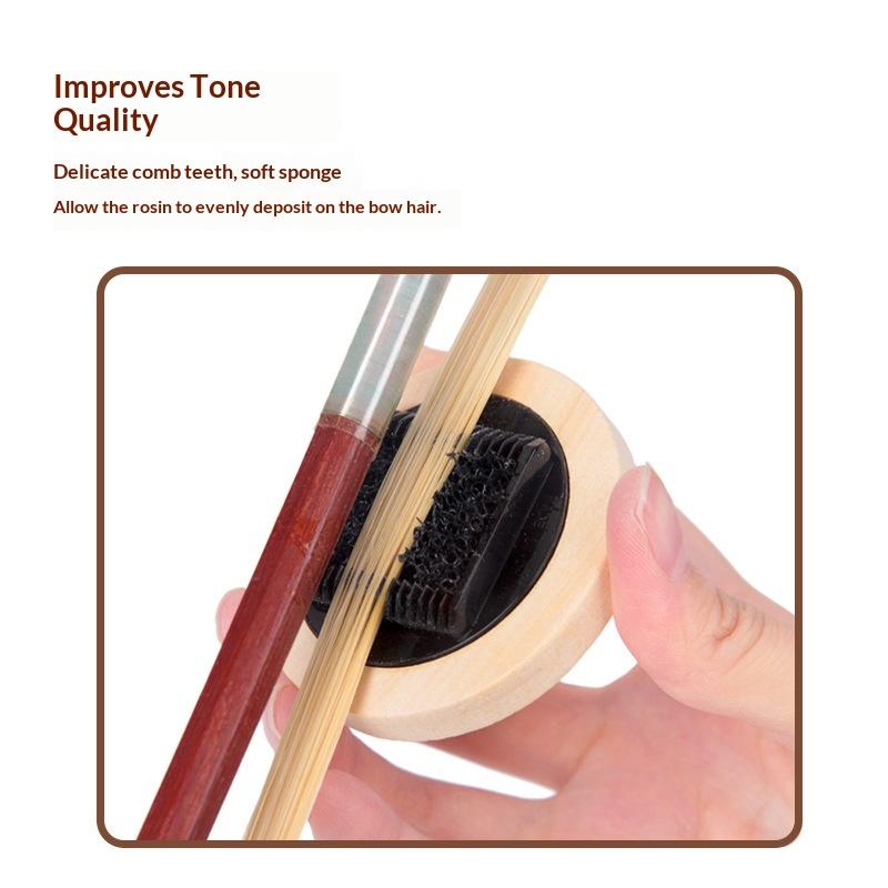 Расческа для смычка скрипки Расческа для смычка Распределитель канифоли Большая виола Удаляет излишки канифоли Осветляет тон Аксессуары для скрипки