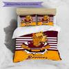3pcs Football Team (19) Design Cover Set - HD Printed Bedding with 1 Cover and 2 Pillowcases - Perfect for Home and Dorm Decor