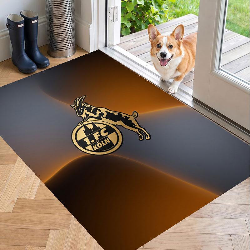 Soft Floor Carpet FC Köln Pattern Area Rug Decorative Mat For Home Room Decoration