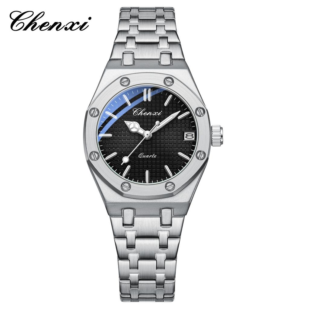 Chenxi Top Luxury Quartz Watch for Women Elegant Stainless Steel Watch Luminous Waterproof Date Wristwatch Ladies Dress Watch