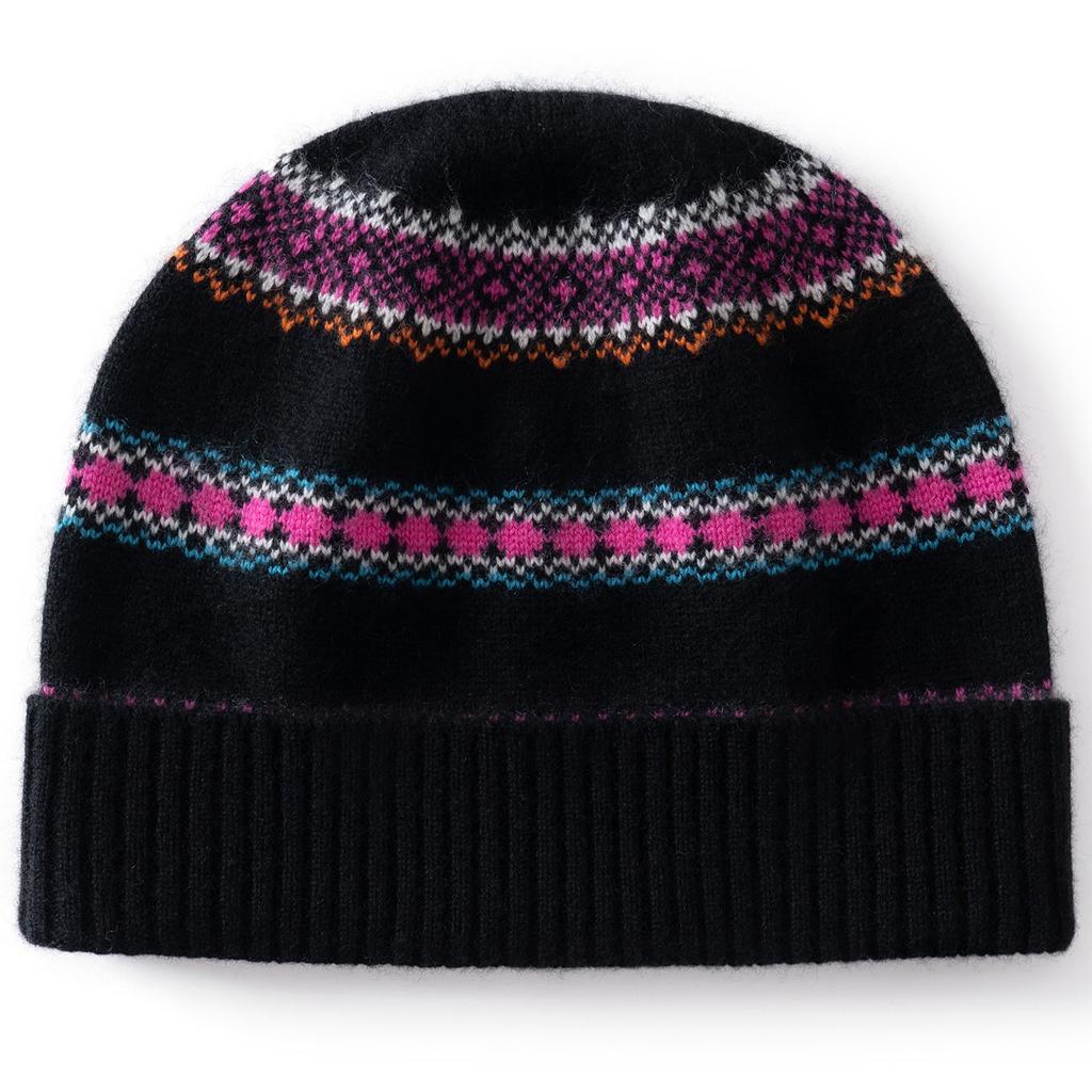 New hat women's autumn and winter tide warm wool hat windproof scarf versatile cycling ear protection knitted Icelandic hat