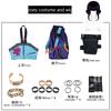 ANIMECC В НАЛИЧИИ Размер 110см-150см Huntrix Zoey Косплей Детский костюм Парик Фильм K-pop Охотник на демонов Косплей Наряды для Хэллоуин-вечеринки