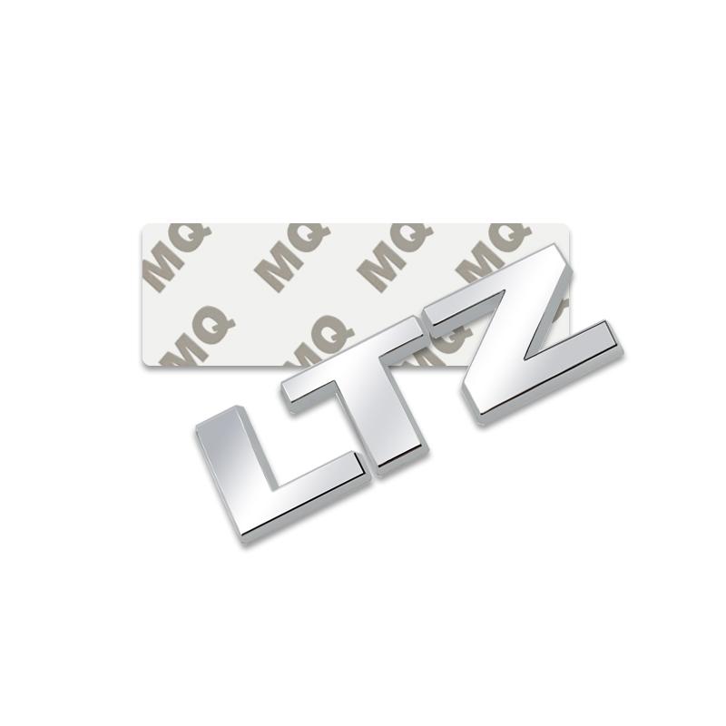 AABHC1 Car-Styling Metal LTZ Emblem Car Trunk Body Stickers For Chevrolet GMC Colorado Suburban Xtreme Silverado Cruze Lacetti Captiva