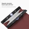 Car Garbage Bag LED Waterproof Magnetic Adsorption Leather Storage Pocket Accessories Car Decal For Mercedes Benz AMG W214 W205 AH2