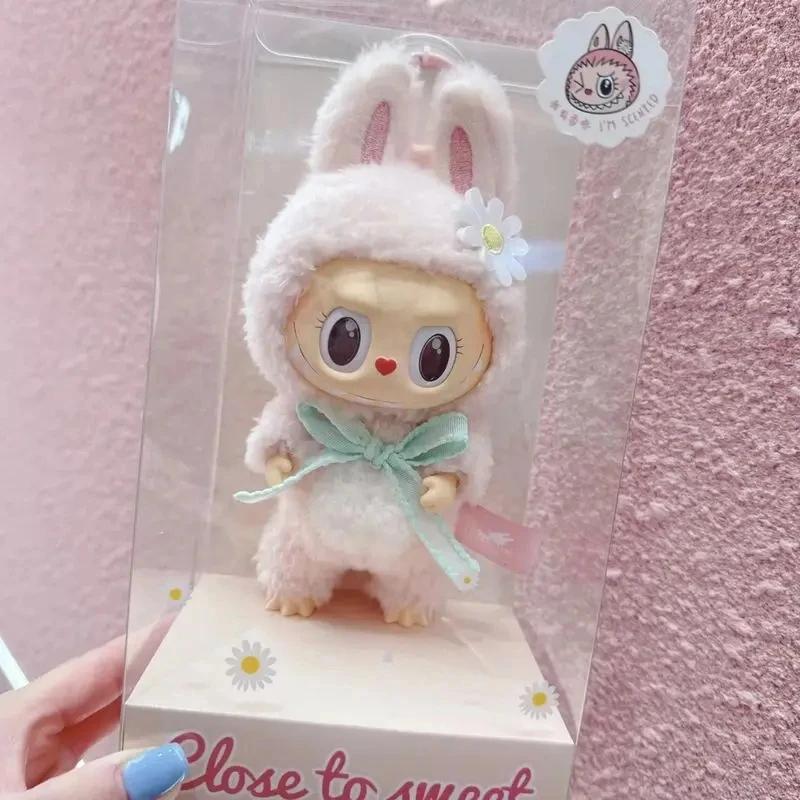 В наличии Горячая аниме-фигурка Labubu Have A Seat Series ПВХ подвеска кукла модель игрушка Kawaii Monster реплика брелок игрушка подарок на день рождения