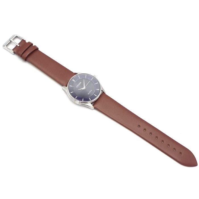 Citizen Мужские тонкие часы Eco-Drive BJ6480-51L/LBR (синий)