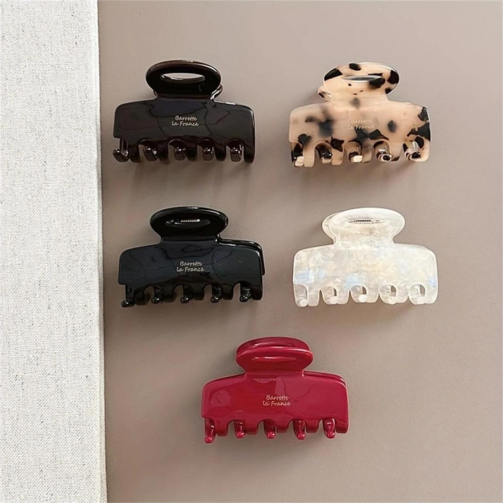 Винтажный ацетатный коготь для волос среднего размера, прямоугольный дракон, акула, зажимы для волос, женские аксессуары для волос, заколки для волос