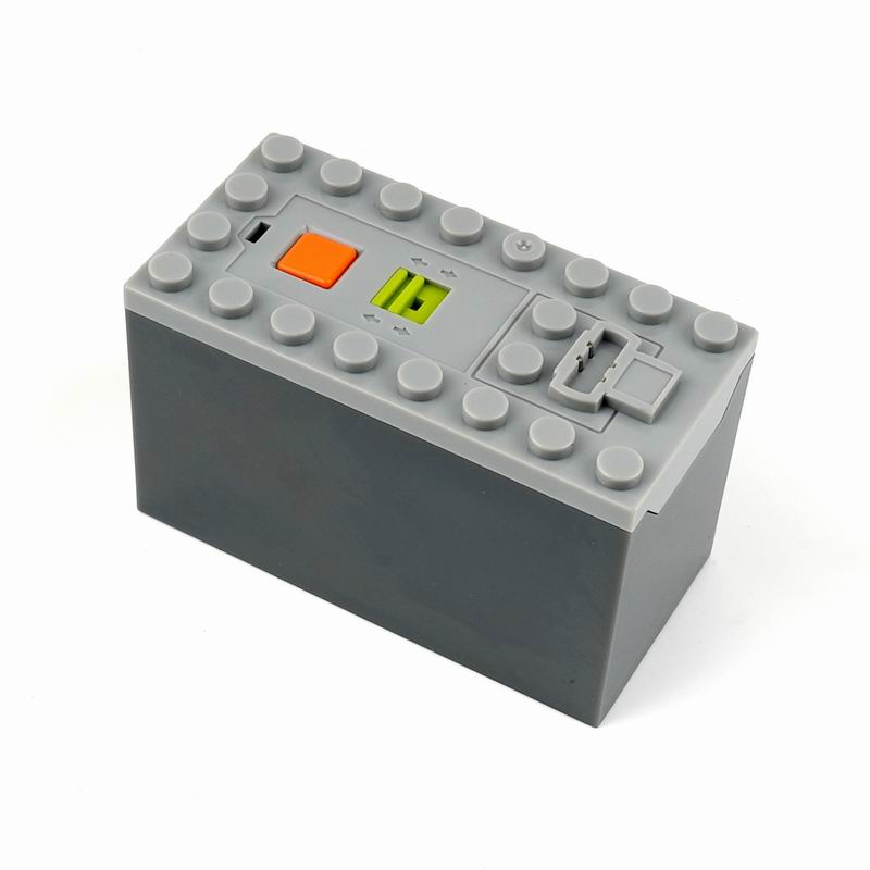 MOC Перезаряжаемый батарейный блок с многофункциональным регулятором скорости для AA/AAA/литиевых батарей - Совместим с техническими строительными блоками