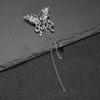 High-End Butterfly Tassel Brooch: Vintage, Versatile, and Fashionable Long Pin for Women