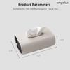 Car Tissue Holder, Ompellus Premium PU Leather Tissue Box Holder For Car Seat Back, Extra Large Tissue Box Cover Rectangle Fits For Regular Size