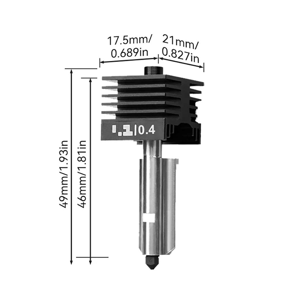 H2D H2S H2C Hotend High Quality For Bambu Lab H2D H2S H2C Nozzle 0.2/0.4/0.6/0.8mm Hotend Kit hardened steel Nozzle A1/A1mini