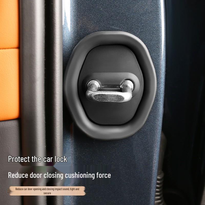 AITO M8 Rustproof Shock-Absorbing Door Lock Buckle Cover - Car Interior Modification and Decoration.