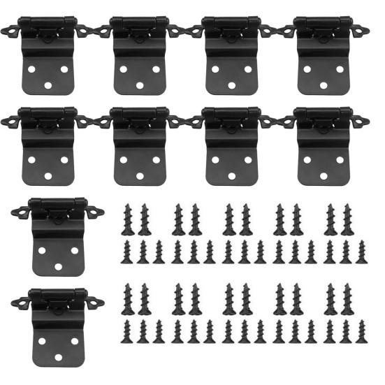 10 шт. американские петли вставки пружинные матовые петли для шкафа самозакрывающиеся малошумные высокопрочные дверная фурнитура для кухни и ванной комнаты